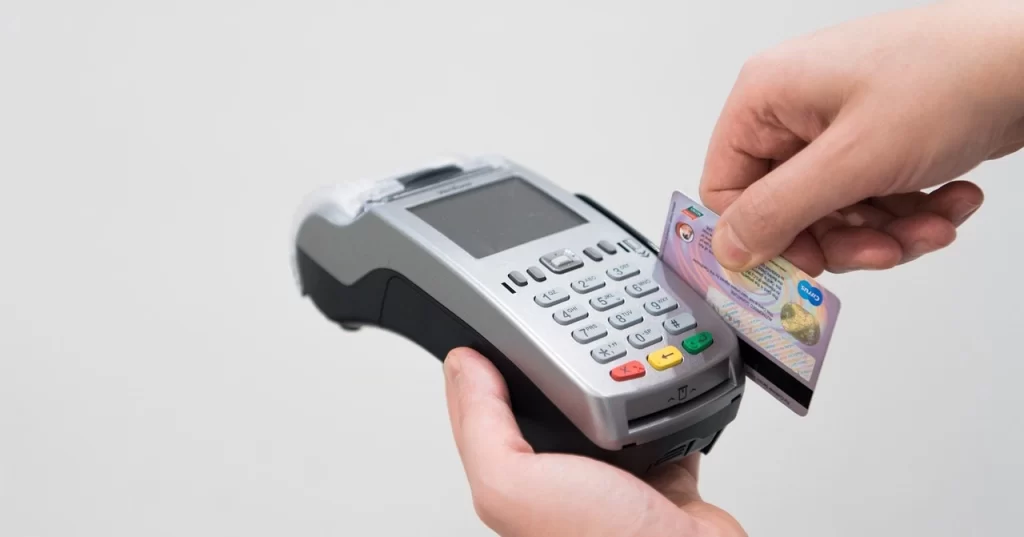 habilitação de máquinas de cartão